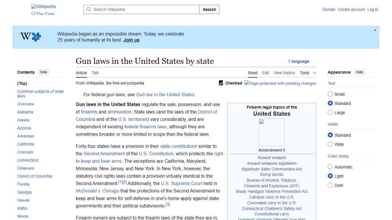 Gun laws in the United States by state - Wikipedia